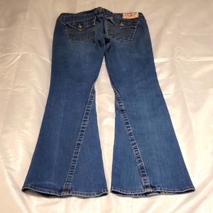 True Religion Flared Joey Jean's Petite Size 28